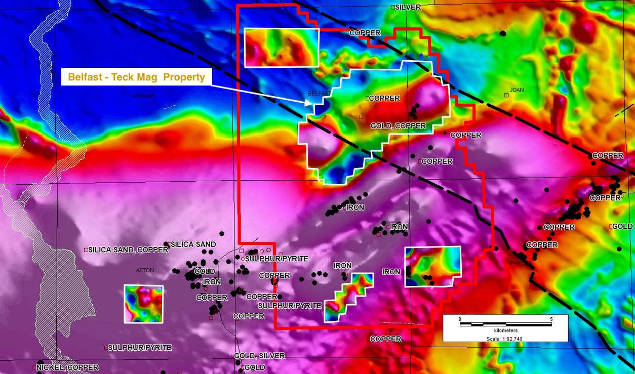 Conquest Resources - Belfast- Teck Mag Project