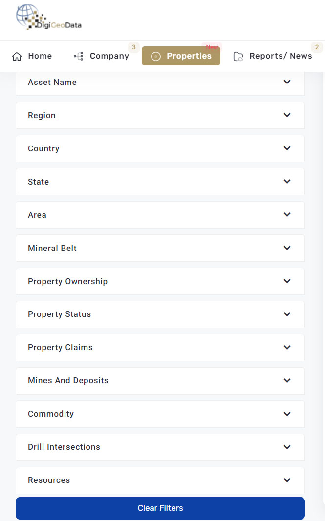 DigiGeoData - DATA properties